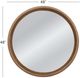 Bassett Mirror Marcella Natural Wall Mirror-4