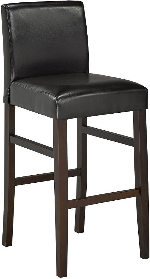 Brassex Inc. 2-Piece Brown/Espresso 24'' Counter Stool Set-0