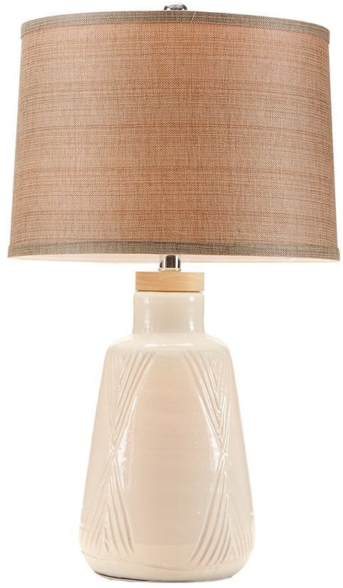 Olliix by Hampton Hill Ivory Tate Table Lamp-1