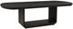 Coaster® Leandro Burnished Black Dining Table-1