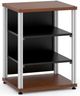 Salamander Designs® Synergy Single 30 AV Cabinet-Dark Cherry/Aluminum-0