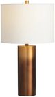Crestview Collection Ombre Bronze Cylinder Table Lamp-2