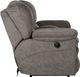 Catnapper® Reyes Graphite Lay Flat Reclining Console Loveseat with Storage and Cupholders-2