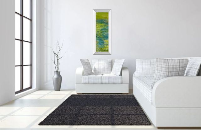 Classy Art The Lake Il by Roberto Gonzalez Mirror Framed Wall Art-2