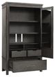 Liberty Furniture Modern Farmhouse Dark Gray Armoire-2