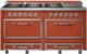 Viking® Tuscany 66" Spiced Cider Pro Style Dual Fuel Range with 2 Induction-0