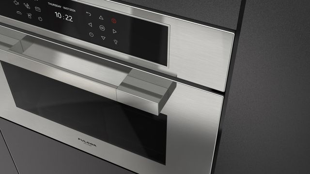 Fulgor Milano Matteo 700 Series 24" Fingerprint Resistant Stainless Steel Steam Oven-3
