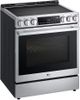 LG Studio 30" Smudge Resistant Stainless Steel Slide In Induction Range-1