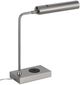 Cal® Lighting & Accessories Delray Brushed Steel Desk Lamp-2