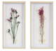 Olliix by Madison Park Avant Garden 2 Piece Multi Floral Natural Shadowbox Set-0