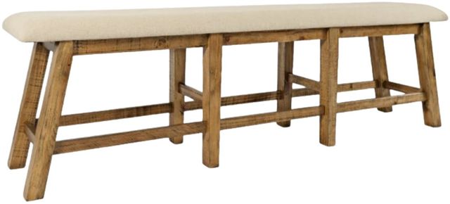 Jofran Inc. Telluride Beige/Gold Counter Bench-0