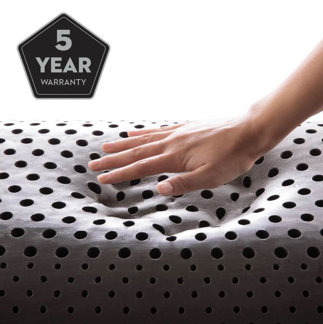Malouf® Z® Shoulder Zoned Dough® Bamboo Charcoal King Pillow-4
