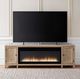 Liberty Furniture Proximity Place Barley Buff 82" Fireplace TV Console with Firebox Insert-1