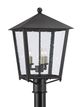 Currey & Company Bening Midnight Small Post Light-1