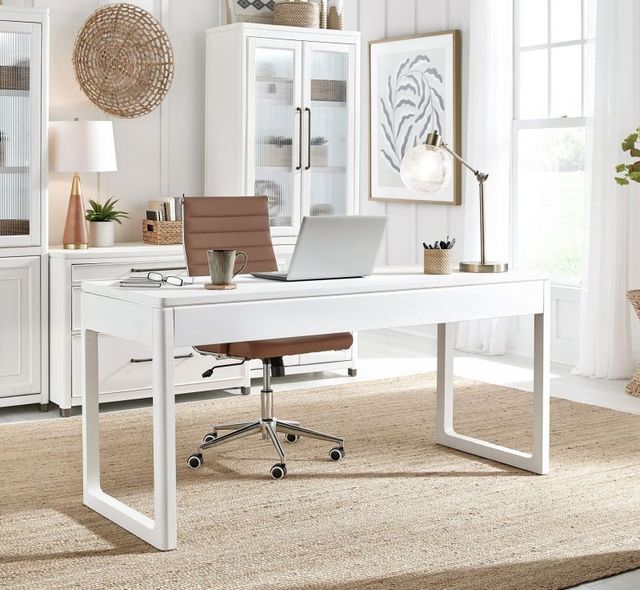 aspenhome® Norah Simply White Modular Desk-1