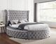 Furniture of America® Sansom 4-Piece Gray Queen Sleigh Bedroom Set-5