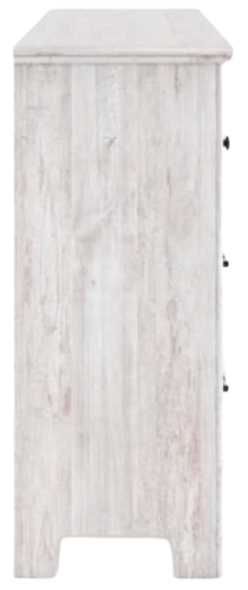 Signature Design by Ashley® Makidern 4-Piece Whitewash Queen Panel Bedroom Set-4