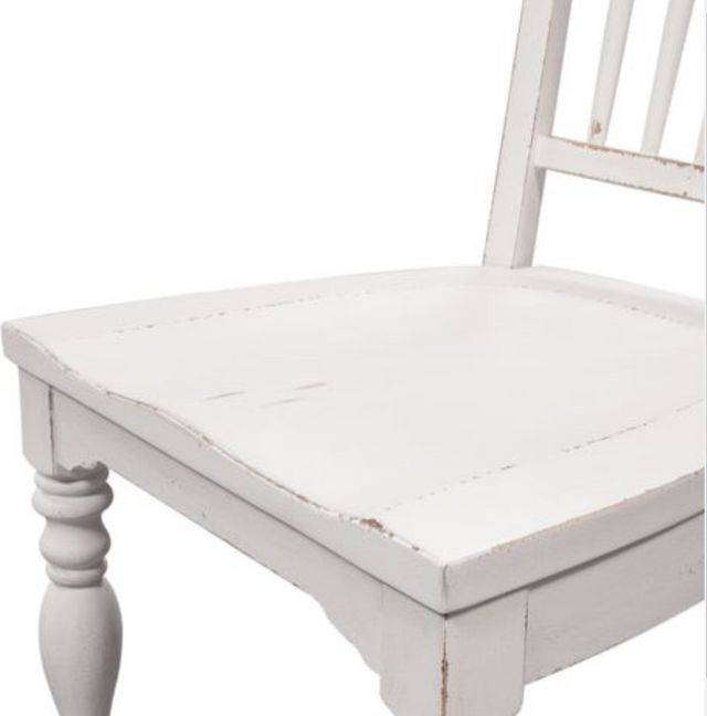 Liberty Furniture Magnolia Manor 5-Piece Antique White/Weathered Bark Dining Set-6