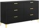 Coaster® Kendall 4-Piece Black King Bedroom Set-3