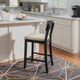 Linon Jordan Dark Charcoal Counter Stool-1