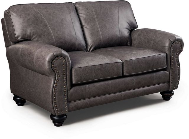 Best® Home Furnishings Customizable Noble Leather Stationary Loveseat-2