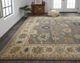Feizy Bhatia Dark Gray/Ivory 5' x 8' Rug-5