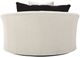 Ashley® Cambri Snow Oversized Round Swivel Chair-3