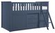 Homelegance® Nora Blue Twin Low Loft Bunk with Bookcase and Dresser-0