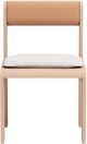 Zuo® Modern Island 2-Piece Natural/White Aluminum Outdoor Dining Side Chair Set-1