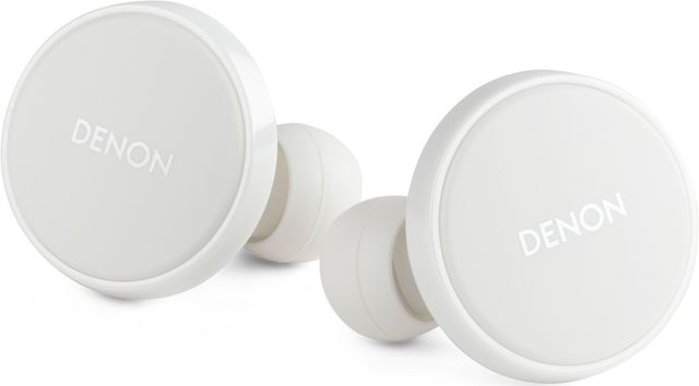 Denon® PerL Pro White Wireless Noise Cancelling Earbuds-0