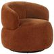 Homelegance® Ruvo Rusty Orange Swivel Chair-0