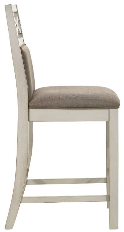 Homelegance® Maribelle Gray/Khaki Counter Chair-3