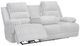 Signature Design by Ashley® Rhines Falls Alloy Power Reclining Sofa with Drop Down Table-3