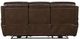BarcaLounger© Sandover Tri-Tone Chocolate Reclining Sofa-4