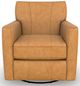 Best® Home Furnishings Customizable Caroly Leather Swivel Chair-1