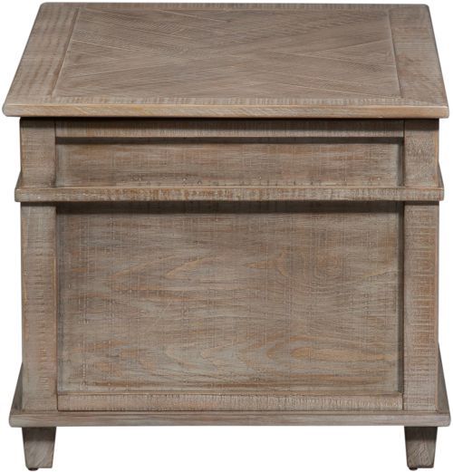 Liberty Furniture Parkland Falls 3-Piece Weathered Taupe Occasional Table Set-3