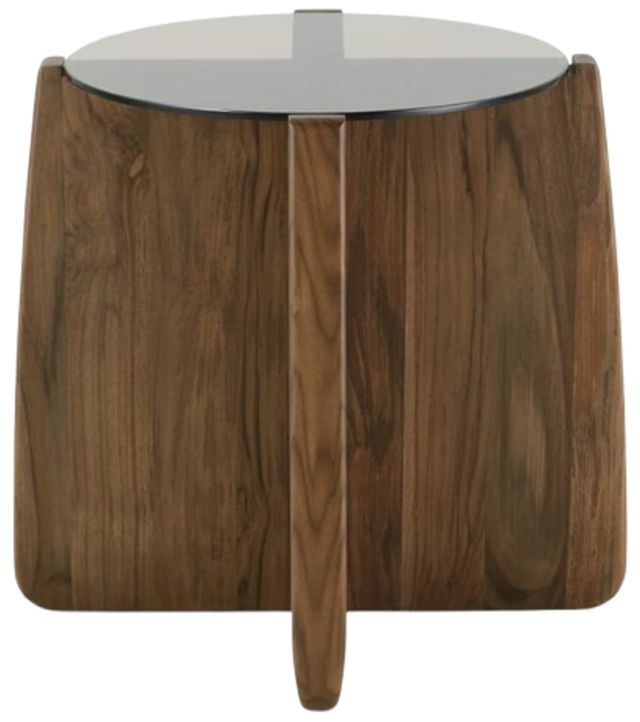Rowe® Nova Sesame Round End Table-3