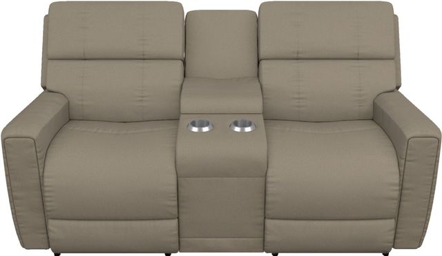 La-Z-Boy® Apollo Fossil Power Reclining Loveseat with Console, Headrest, and Lumbar-1