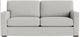 Bassett® Furniture Anson Chrome 80" Track Arm Sofa-1