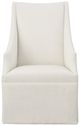 Century® Stocked Meadow White Host Chair with Casters-1