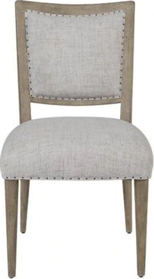 Bernards Citrus Heights Brown/Gray Upholstered Dining Side Chair-1