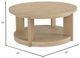 Emerald Home Pacific Grove Sandy Cocktail Table-2