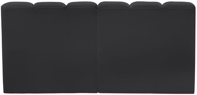 Meridian Furniture Arc 2-Piece Black Vegan Leather Sectional-3
