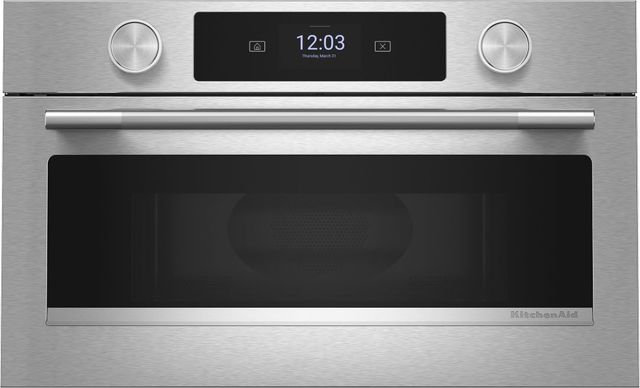 KitchenAid® 1.4 Cu. Ft. PrintShield Stainless Steel Built-In Microwave with Air Fryer-0