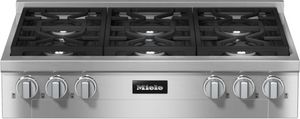 Miele 36" Gas Clean Touch Steel Rangetop