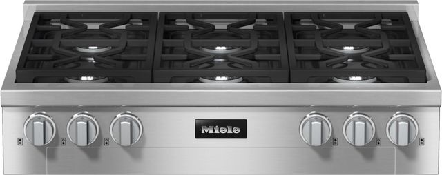 Miele 36" Gas Clean Touch Steel Rangetop-0