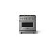 Viking® 5 Series 36" Stainless Steel Pro Style Gas (LP) Range with Brushed Brass Trim-0