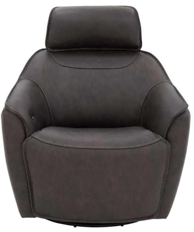 Liberty Furniture Darby Kona Earth Power Reclining Swivel Accent Chair-3