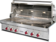 Wolf® 6-Burner Stainless Steel Built In Liquid Propane Gas Grill-0