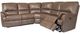 Elran Customizable Mylaine 5-Piece Manual Reclining Curved Sectional-0